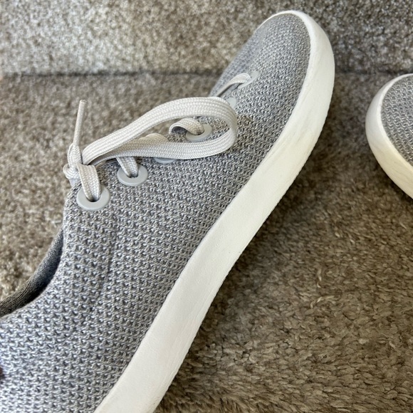 Allbirds Tree Piper Grey Knit Sneakers. Womens 11. Classic. Comfort. Worn. - Picture 6 of 12